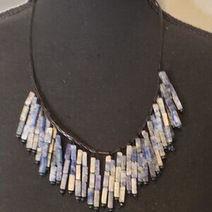 Vintage Demi Lepis adjustable Beaded Necklace